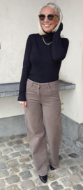 BASIC viscose turtleneck knit black