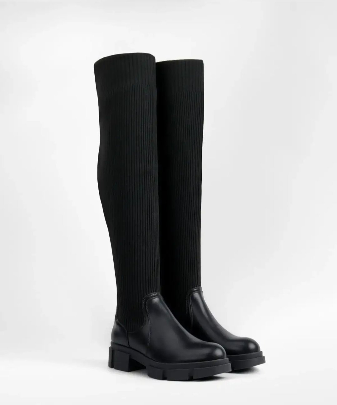 GERDE over the knee boots black