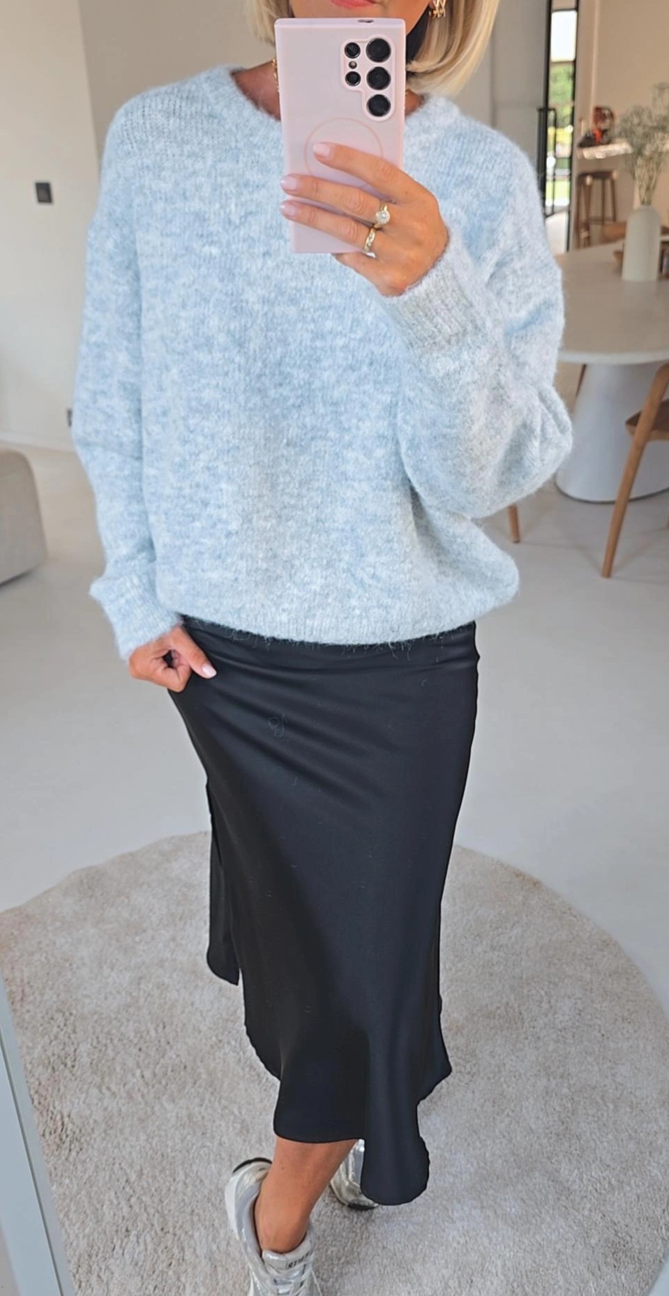 BEZIERS soft knit grey
