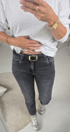 LORA relax jeans washed black
