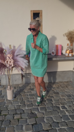 THE PERFECT JEANS 2 longsleeve dress bright green