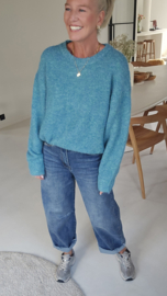 BEZIERS soft knit teal
