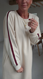 TILLY maxi sweatshirt dress beige