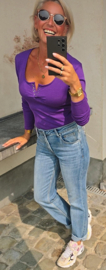 LOLO button longsleeve violet