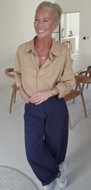 AMY cotton shirt taupe