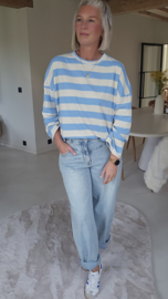 STRIPE AFFAIR longsleeve blue