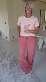 SUNDAY cotton tee peach