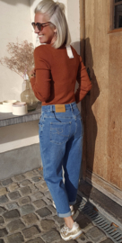 MAARTJE boyfriend jeans midi blue