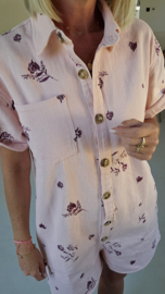 JONI jeans playsuit pink