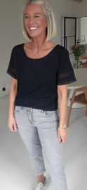 SESAN cotton blouse black