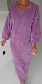 MANDA velvet set lavender