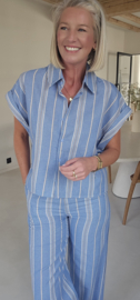 ELIZA striped pants blue (alleen broek!)