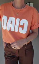 CIAO cotton T-shirt orange