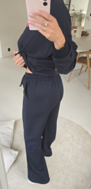 JUNA jogger sweat pants navy