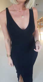 COLIA knit dress black