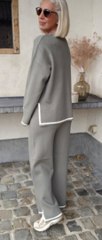 AURORA knit set soft khaki