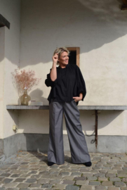 AMY suit pants grey curvy line