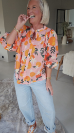 BLOOM ESCAPE blouse citrus crush