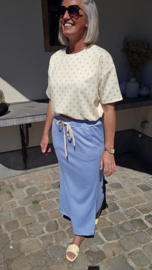 BREEZY DOTS top yellow