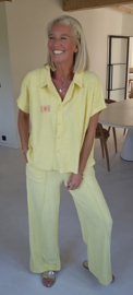 SAMI terry set yellow