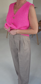 ANNABEL tailored pants mêlee taupe
