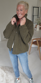 FARA teddy coat khaki