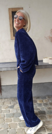 MANDI 2 velvet set navy