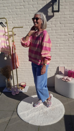 CANDY CRUSH sweatshirt salmon fuschia