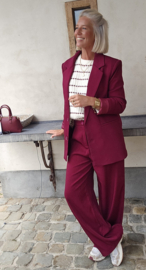 MARLY suit blazer burgundy