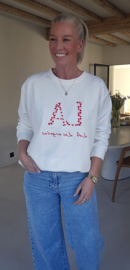 LA sweatshirt white