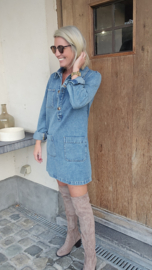 THE PERFECT jeans dress blue