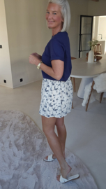 ELANA tetra skirt navy