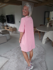 EMMA denim dress pink