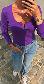 LOLO button longsleeve violet