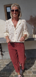 MISSIE cotton blouse terra