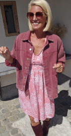 CERINNE viscose dress pink