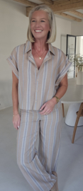 ELIZA striped set camel