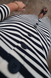 CLAIRE striped cotton dress
