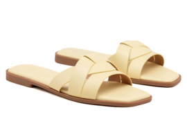 SOFT KNOT mules yellow