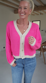 BESS cardigan candy pink