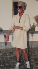 THE PERFECT JEANS 2 longsleeve dress beige