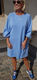 ARIEL sweatshirt dress blue