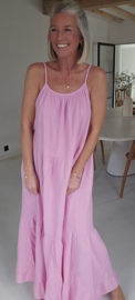 SANTORINI maxi tetra dress baby pink