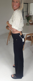 MEREDITH wide leg jeans black