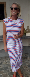MEREL striped cotton dress