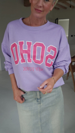 SOHO cotton sweatshirt lilac