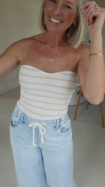 DONNA bustier beige