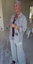 SUMMER VIBES striped shirt