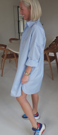AUDREY shirt dress soft blue