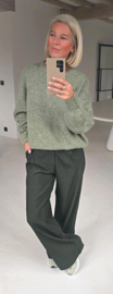 COLETTE suit pants dark khaki